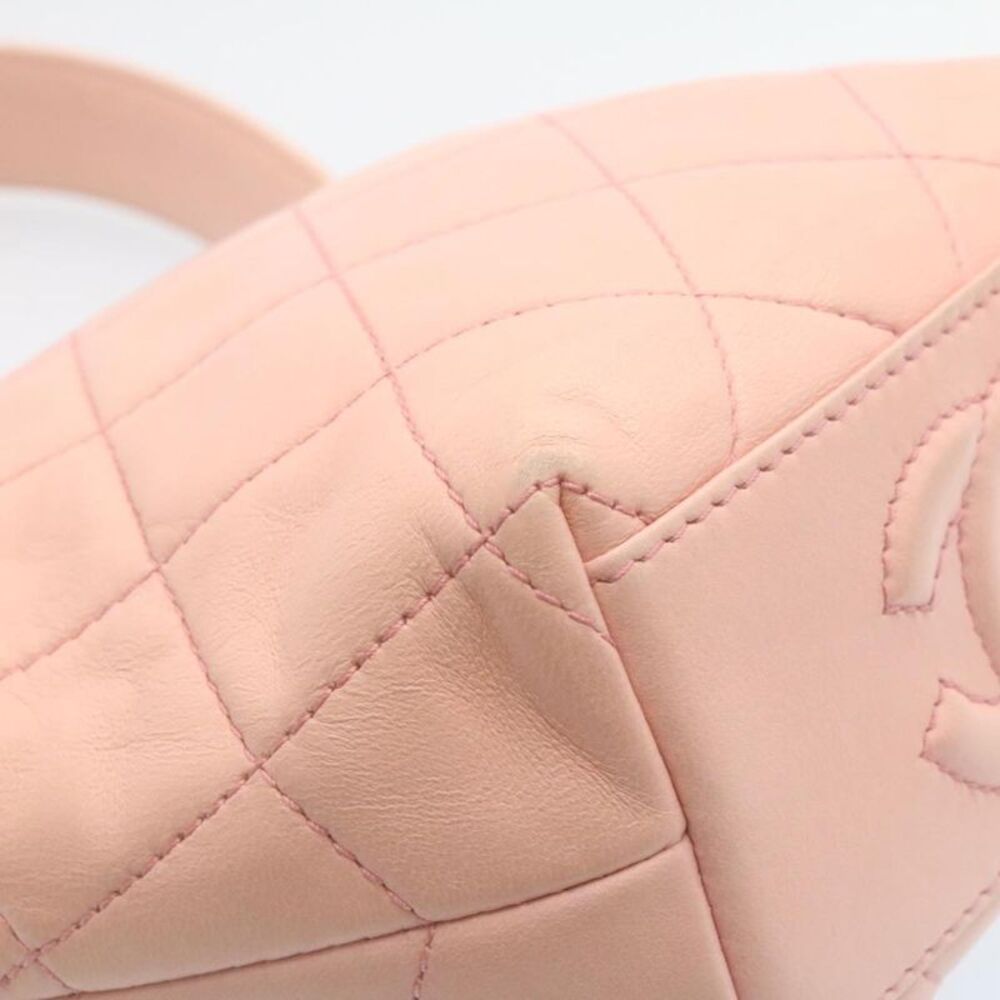 Chanel Matelassé Pink Leather Handbag (Pre-Owned) - Picture 11 of 12